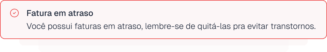 Fatura em atraso