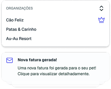Conta única e alertas automáticos